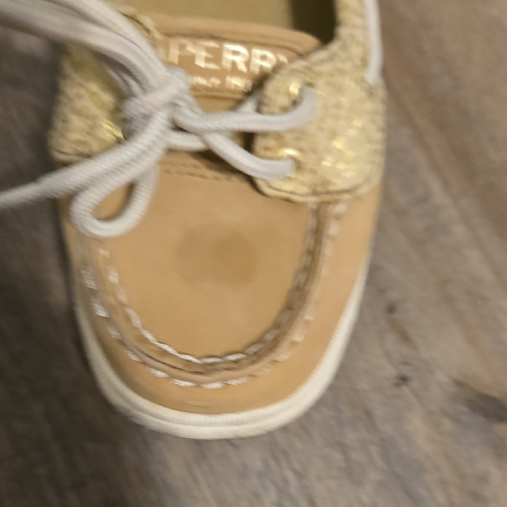 Sperry's Beige and Cream Loafers - Picture 8 of 9
